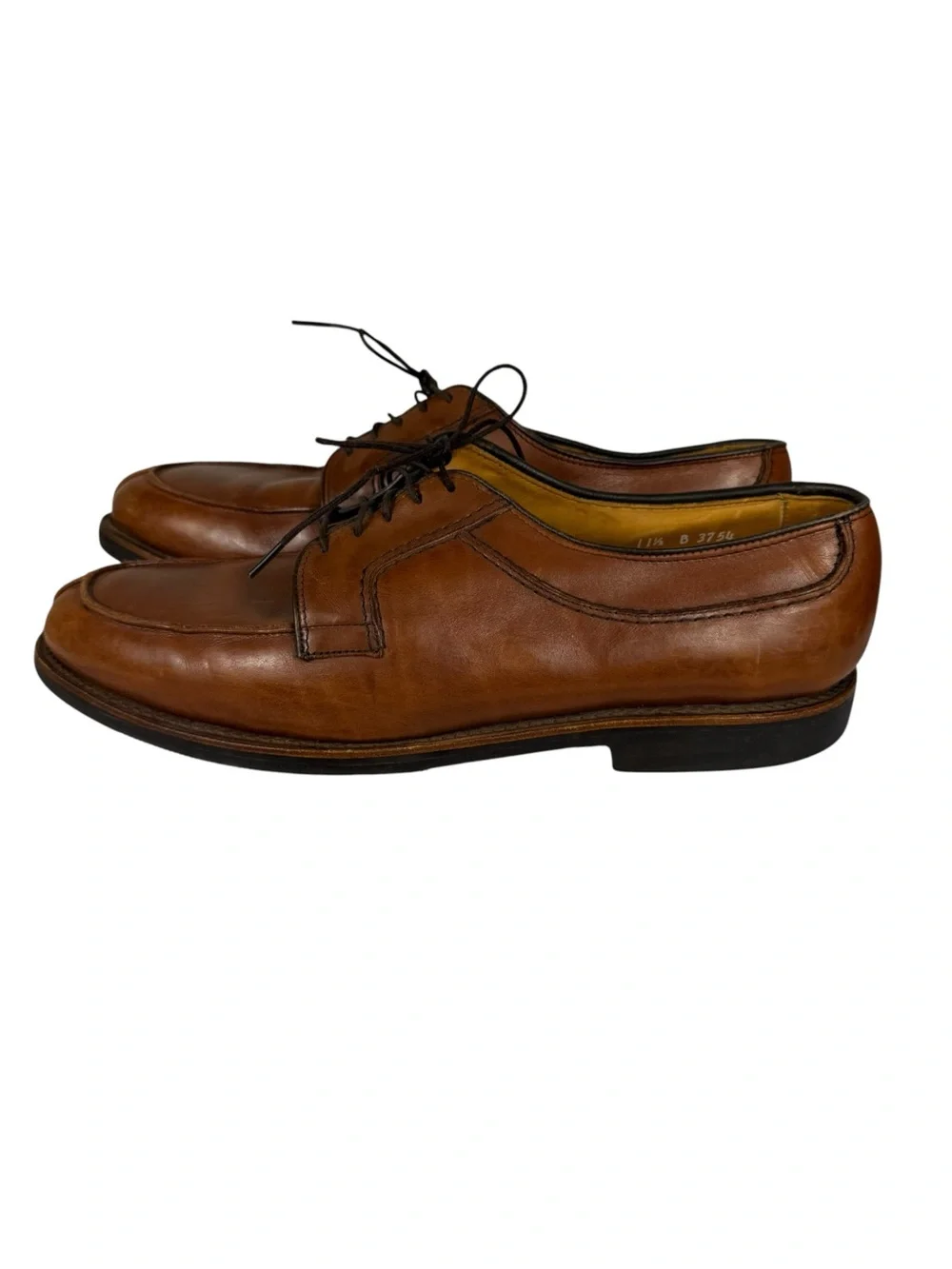 Allen Edmonds Stockbridge Lace Up Split Toe Leather Oxford Comfort Shoes 11.5 B